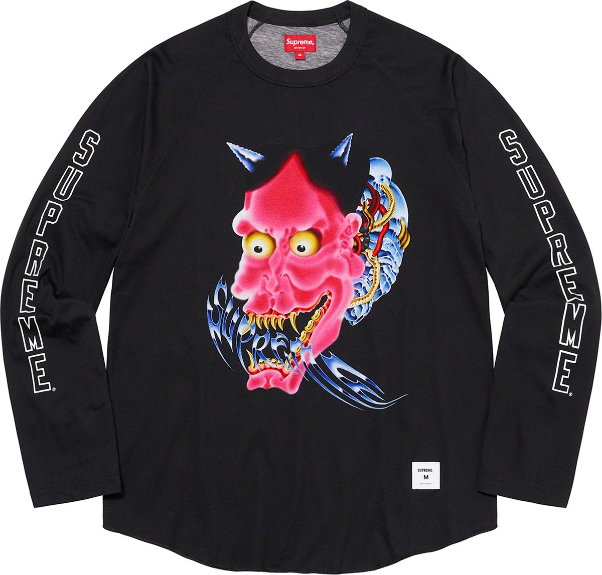 Demon Raglan L/S Top view 2